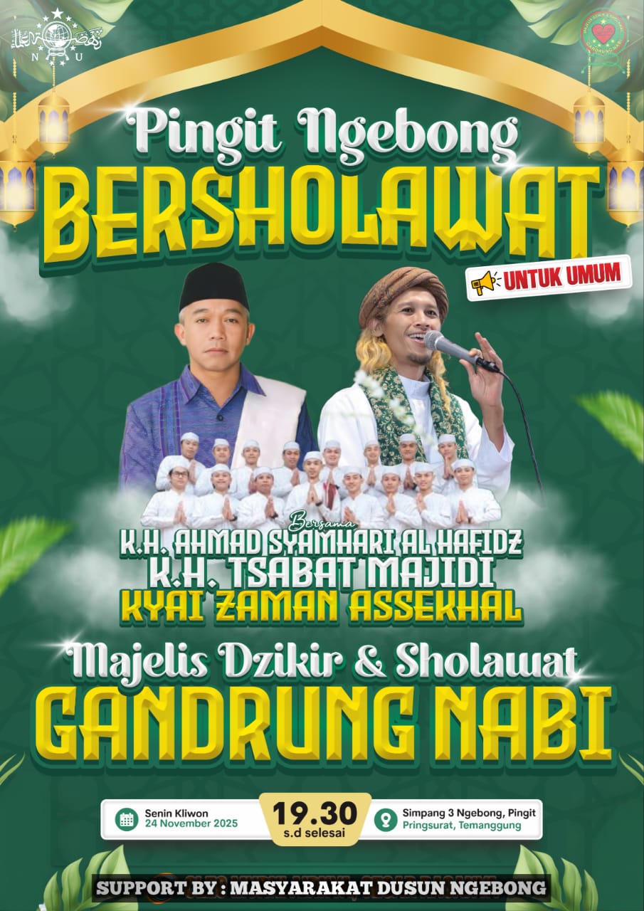 PINGIT NGEBONG BERSHOLAWAT